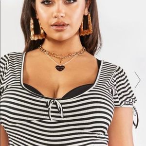 Dolls Kill | Striped Sweetin the Deal Top